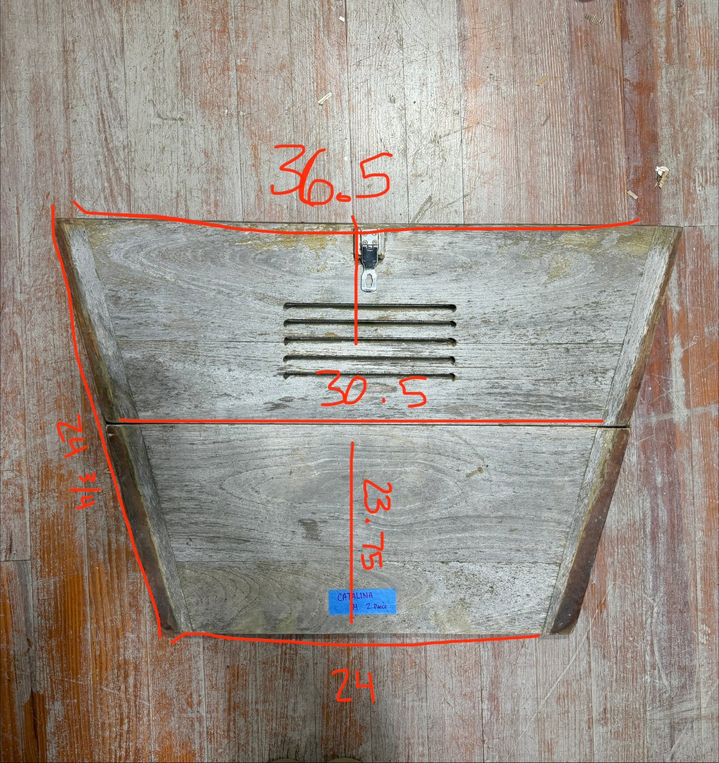Catalina 34 SET OF 2 Teak Companion Way Boards -- #43
