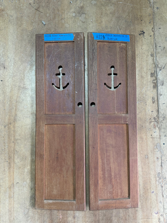 Allied Seabreeze 33 Interior Cabinet Door - Anchor Cut Out - PORT OR STARBOARD SIDE AVAILABLE  -- #228