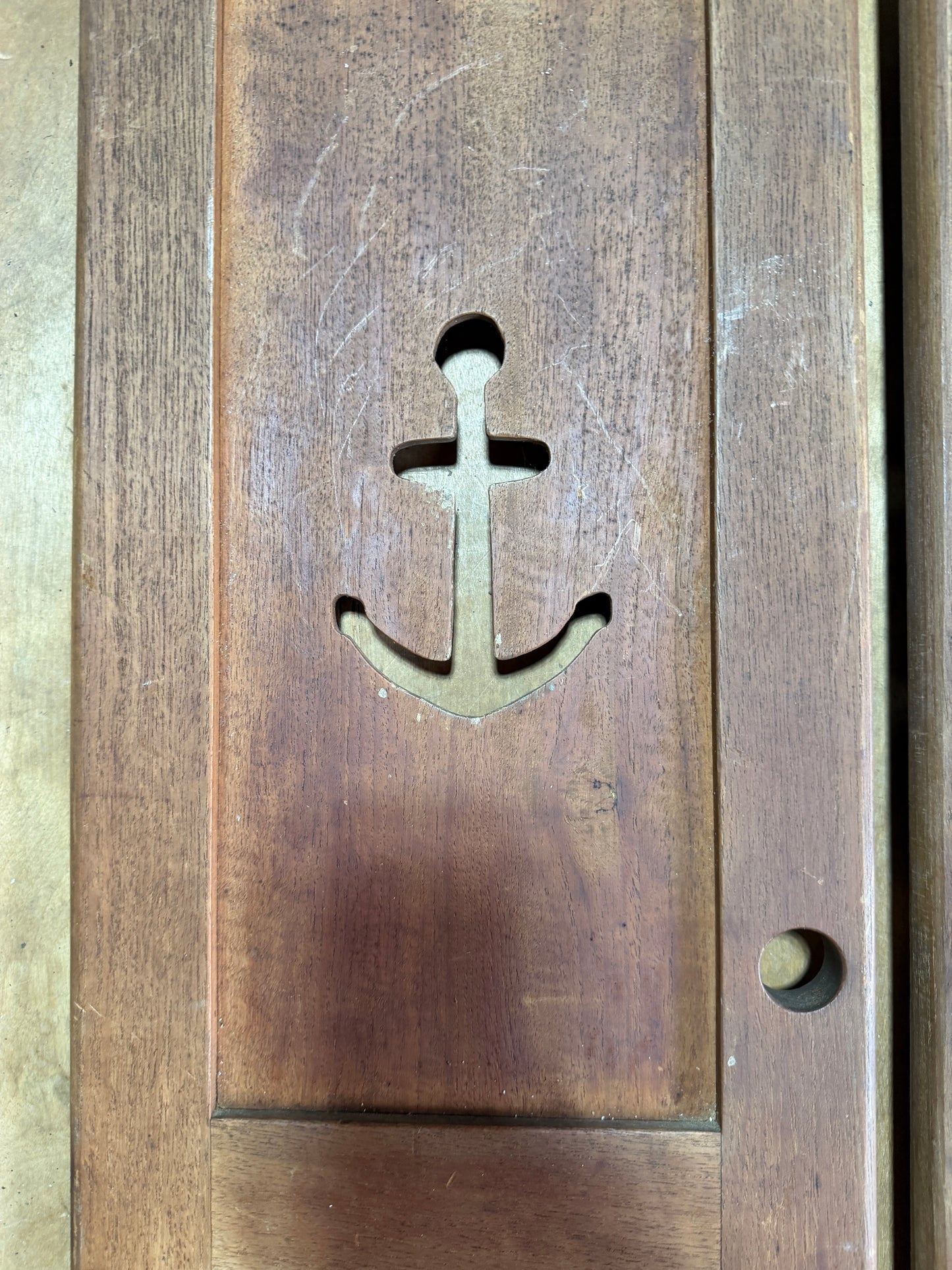 Allied Seabreeze 33 Interior Cabinet Door - Anchor Cut Out - PORT OR STARBOARD SIDE AVAILABLE  -- #228