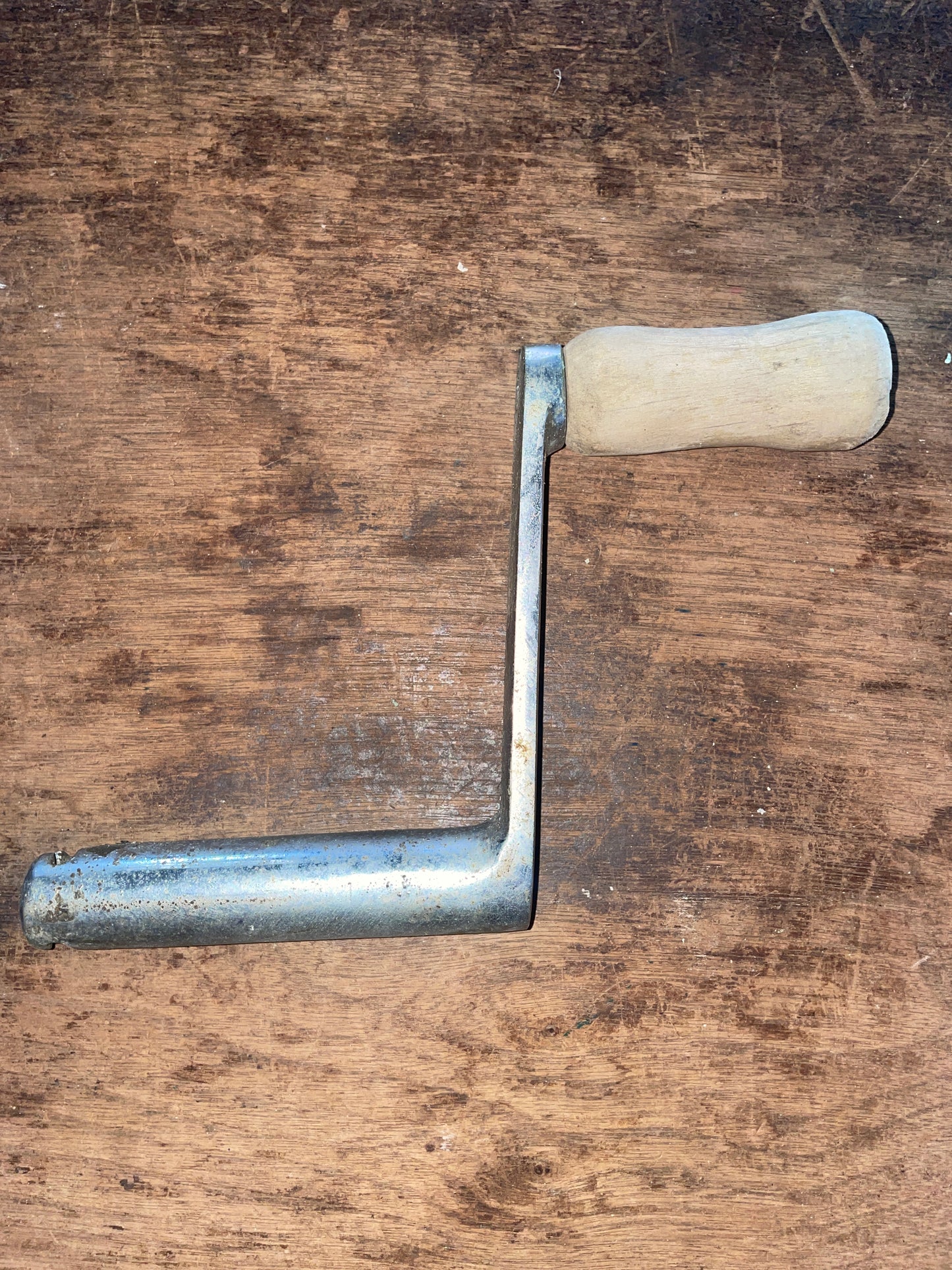 Chromed Bronze Engine Crank 1”