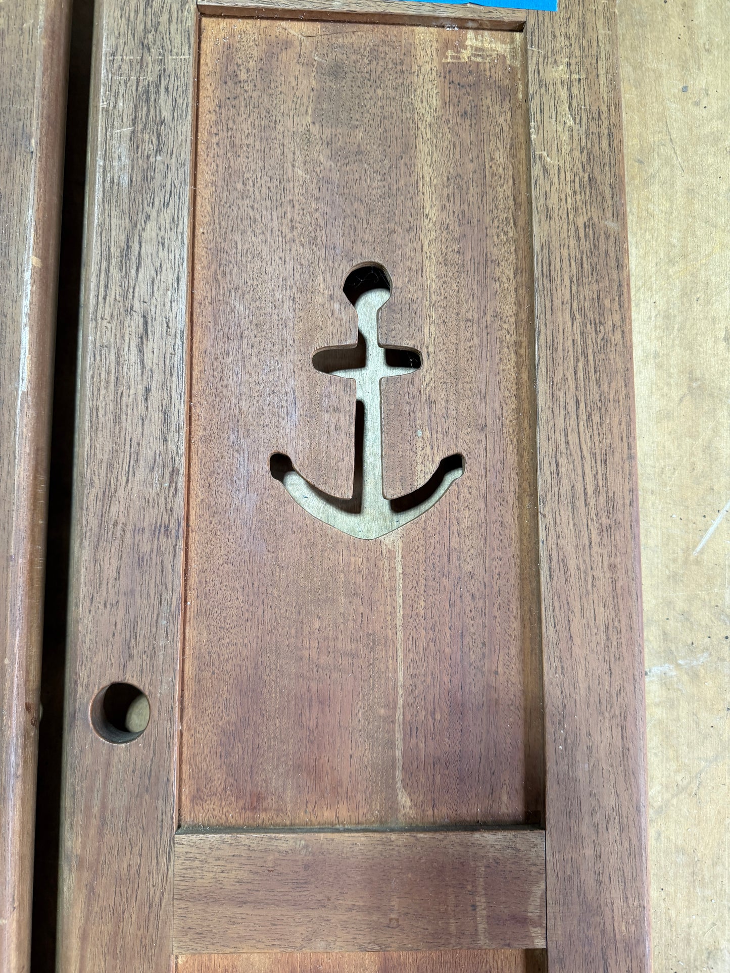 Allied Seabreeze 33 Interior Cabinet Door - Anchor Cut Out - PORT OR STARBOARD SIDE AVAILABLE  -- #228