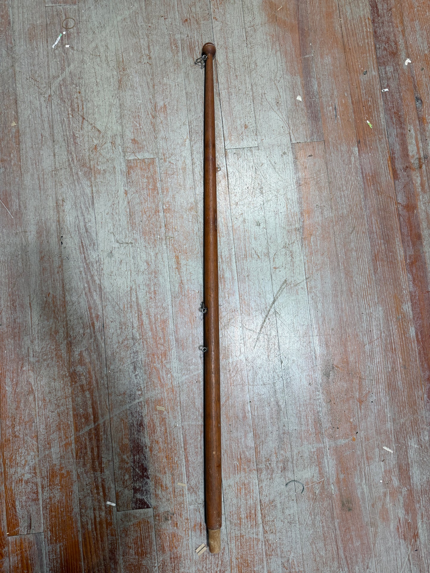47" Long Teak Flag Pole - 1 1/8" Insert