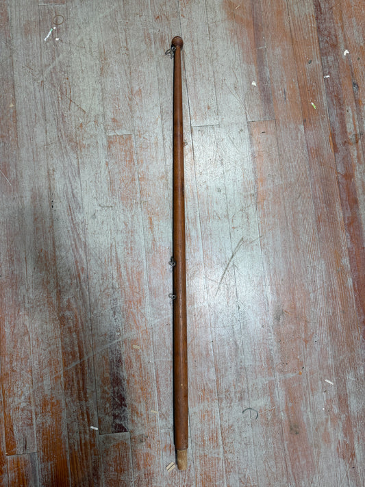 47" Long Teak Flag Pole - 1 1/8" Insert