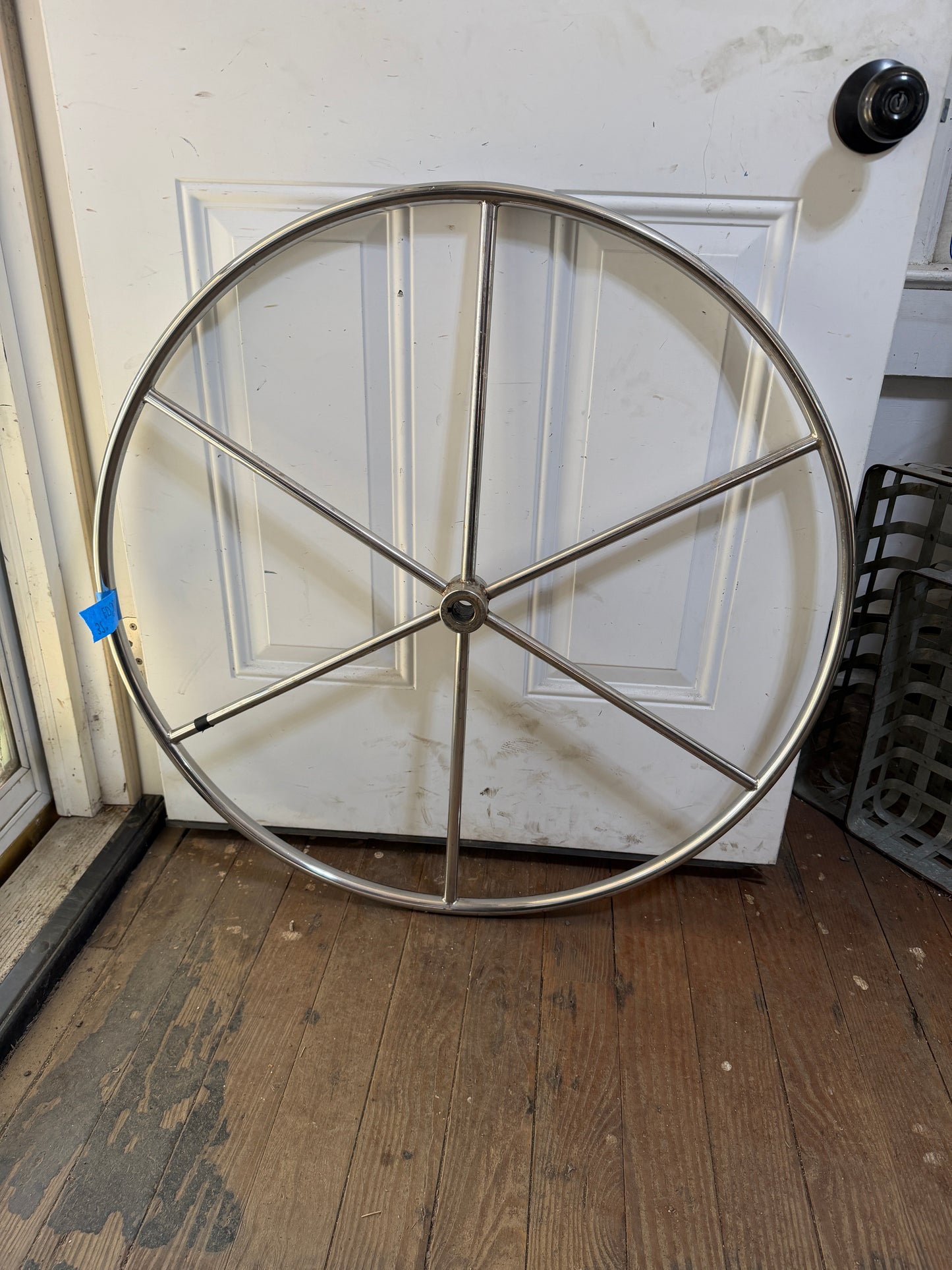 STAINLESS STEEL WHEELS - DIFFERENT DIAMETERS - ALL 1" STRAIGHT KEYED SHAFT