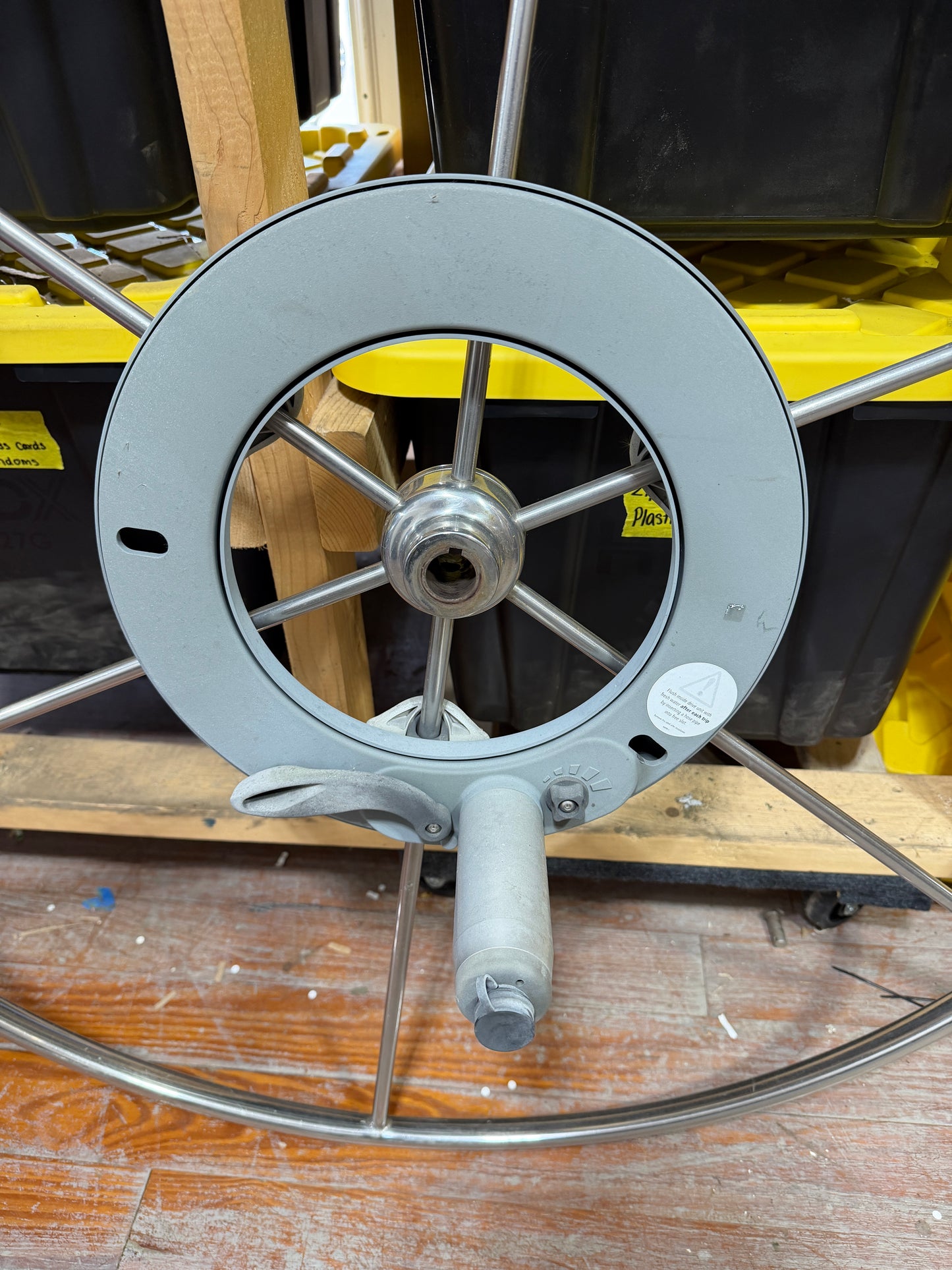 40" Edson Wheel With Raymarine Autopilot Wheel