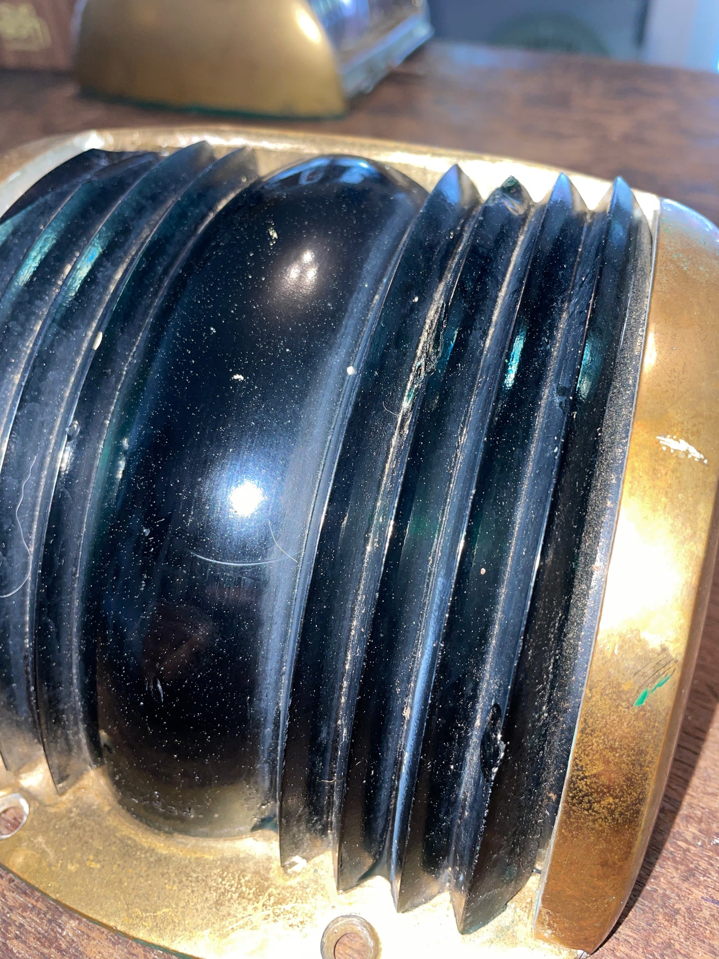 Vintage Brass Star Board Navigation Light