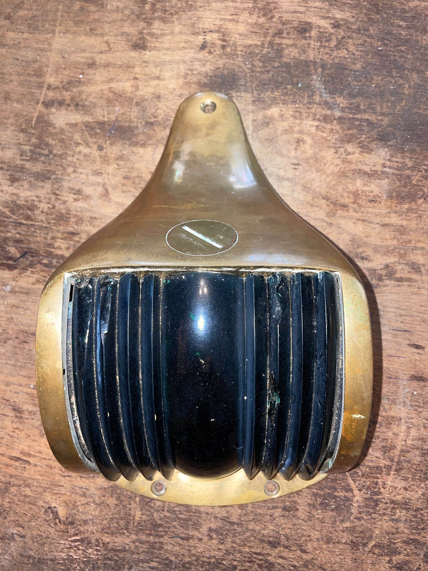 Vintage Brass Star Board Navigation Light