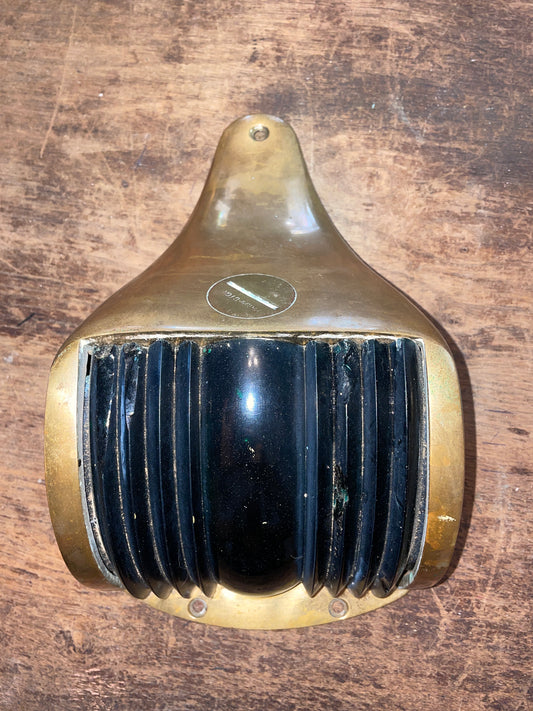 Vintage Brass Star Board Navigation Light