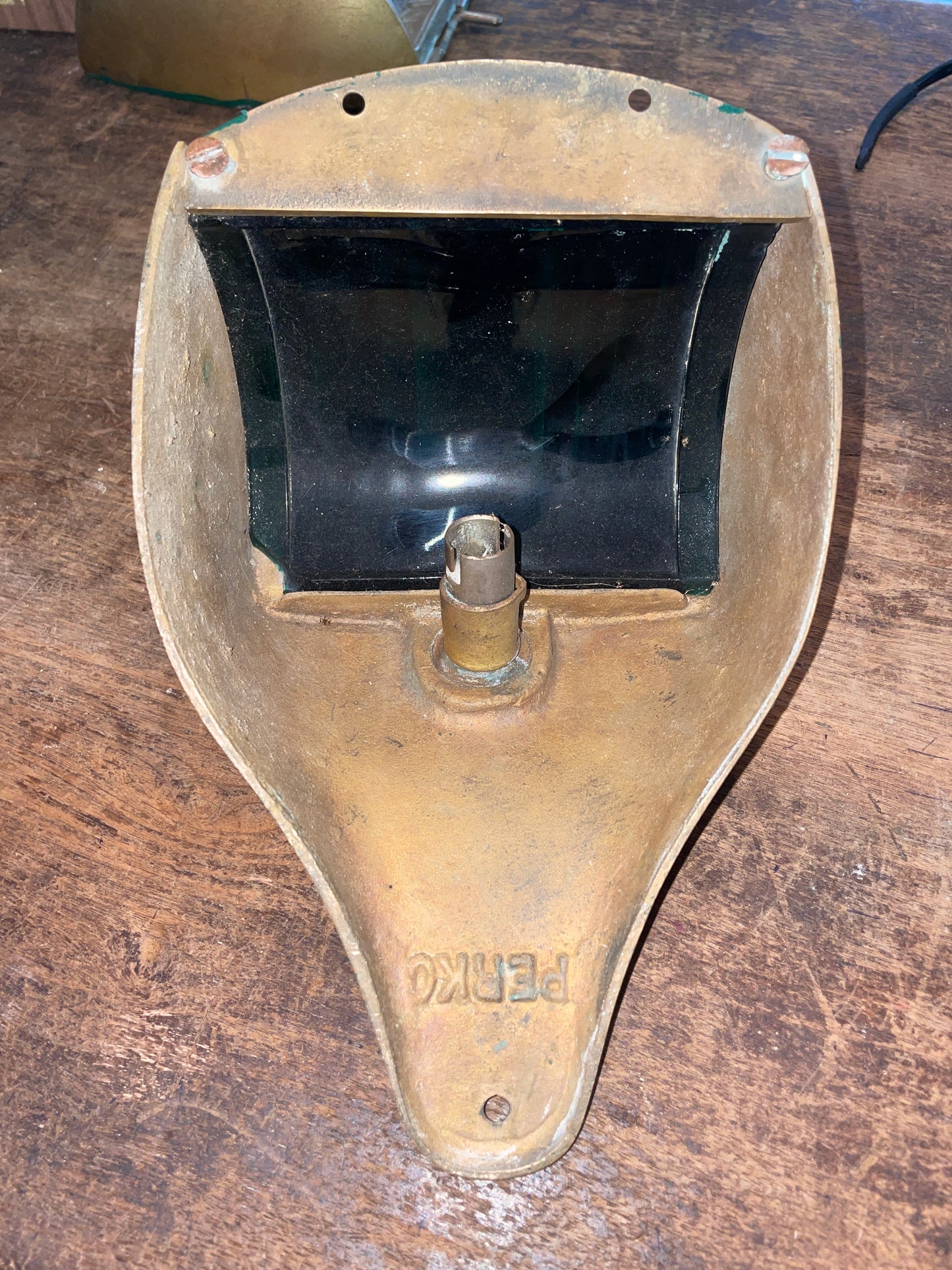 Vintage Brass Star Board Navigation Light