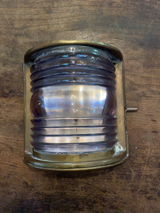 Vintage Brass Stern Light