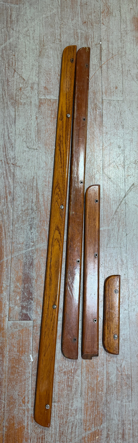 4 Pieces Of Teak Trim - Columbia 36 -- #235