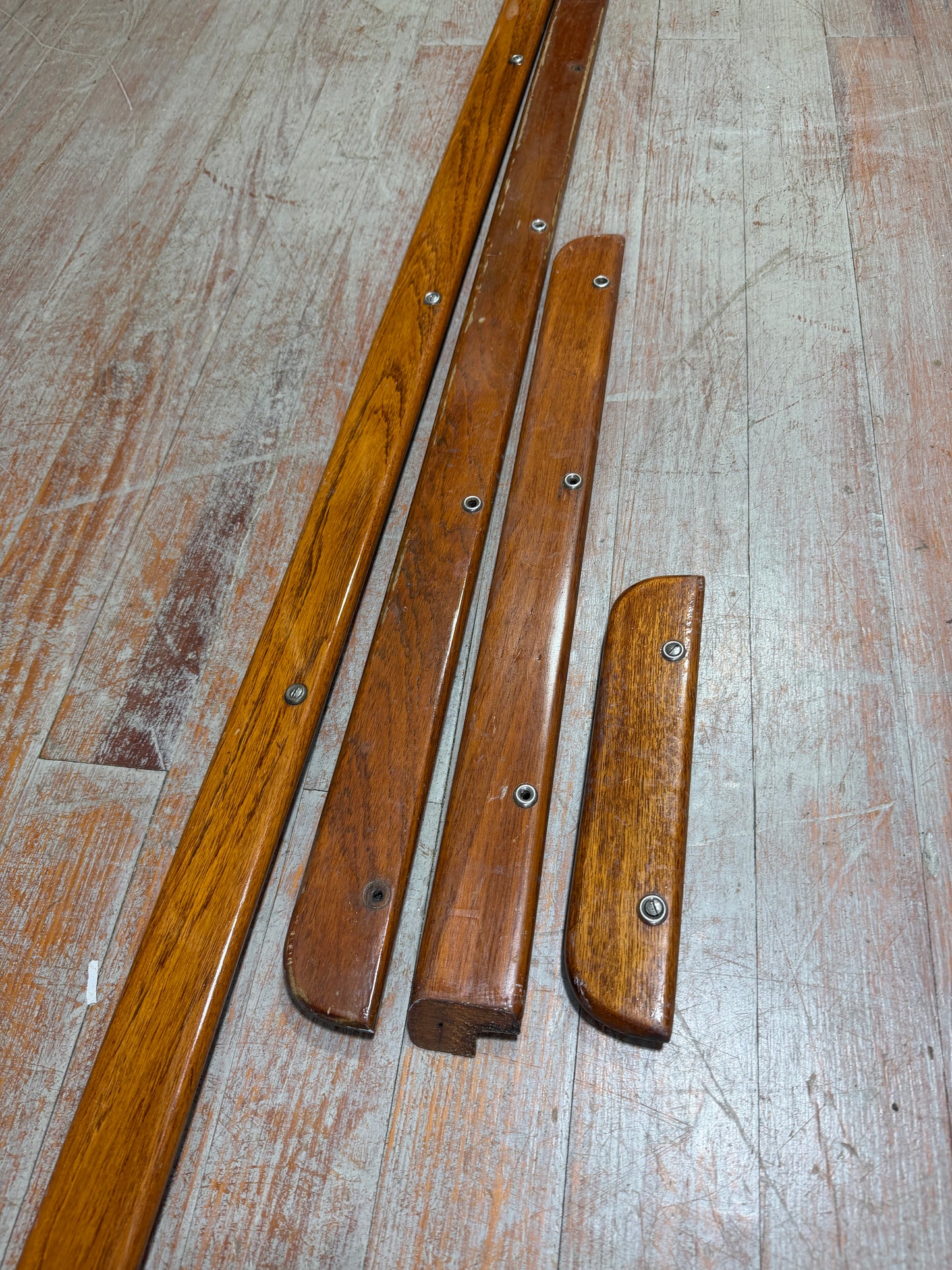 4 Pieces Of Teak Trim - Columbia 36 -- #235