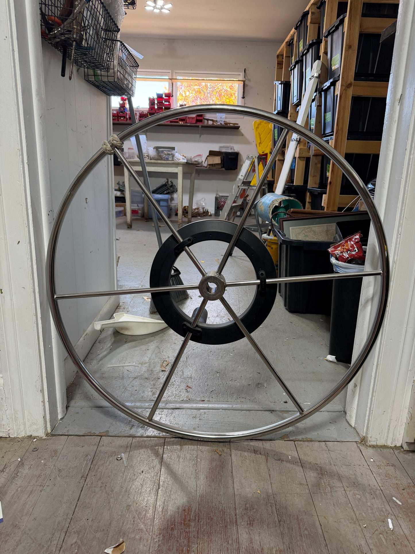32" Edson Wheel With Autohelm Autopilot Wheel