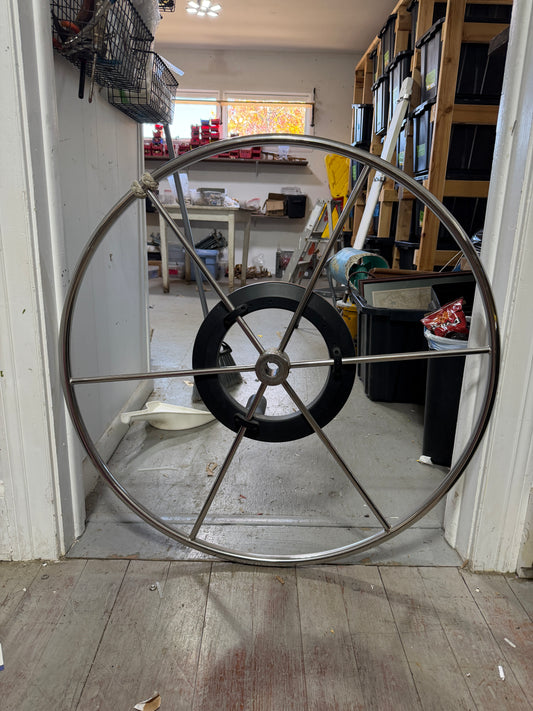32" Edson Wheel With Autohelm Autopilot Wheel