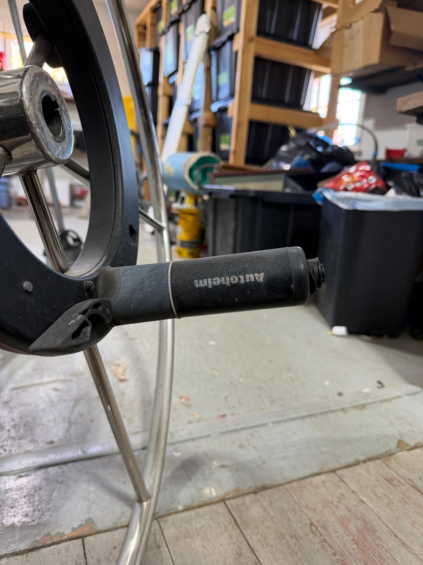 32" Edson Wheel With Autohelm Autopilot Wheel