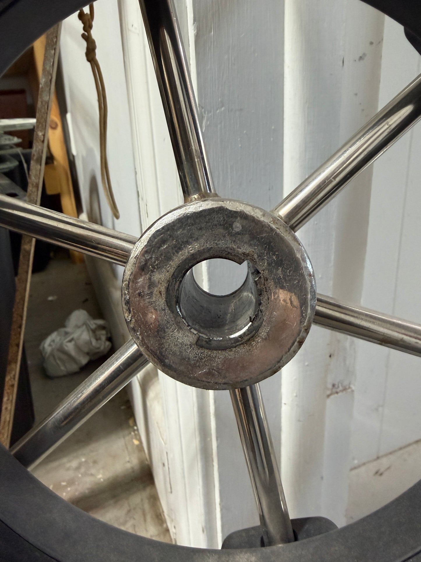 32" Edson Wheel With Autohelm Autopilot Wheel