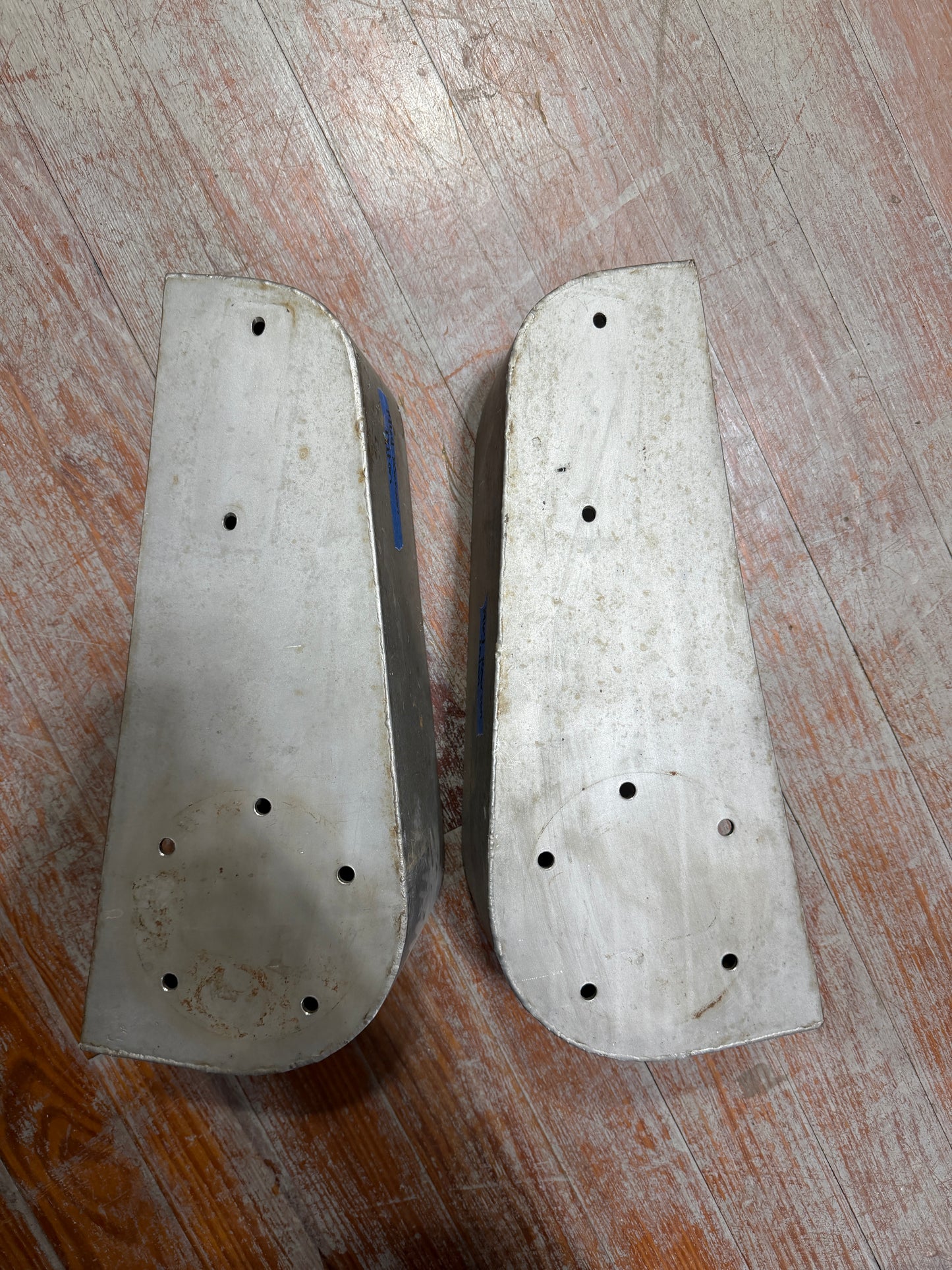 PAIR Stainless Steel Winch Stands