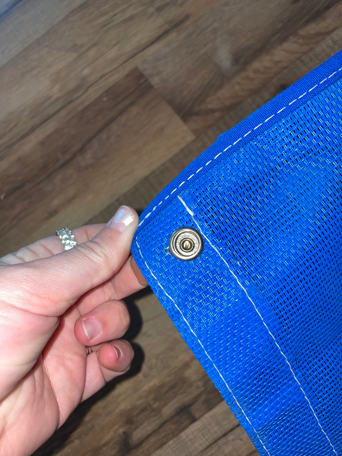 Canvas Craft Blue Mess Bag - 21” Long x 15” Wide