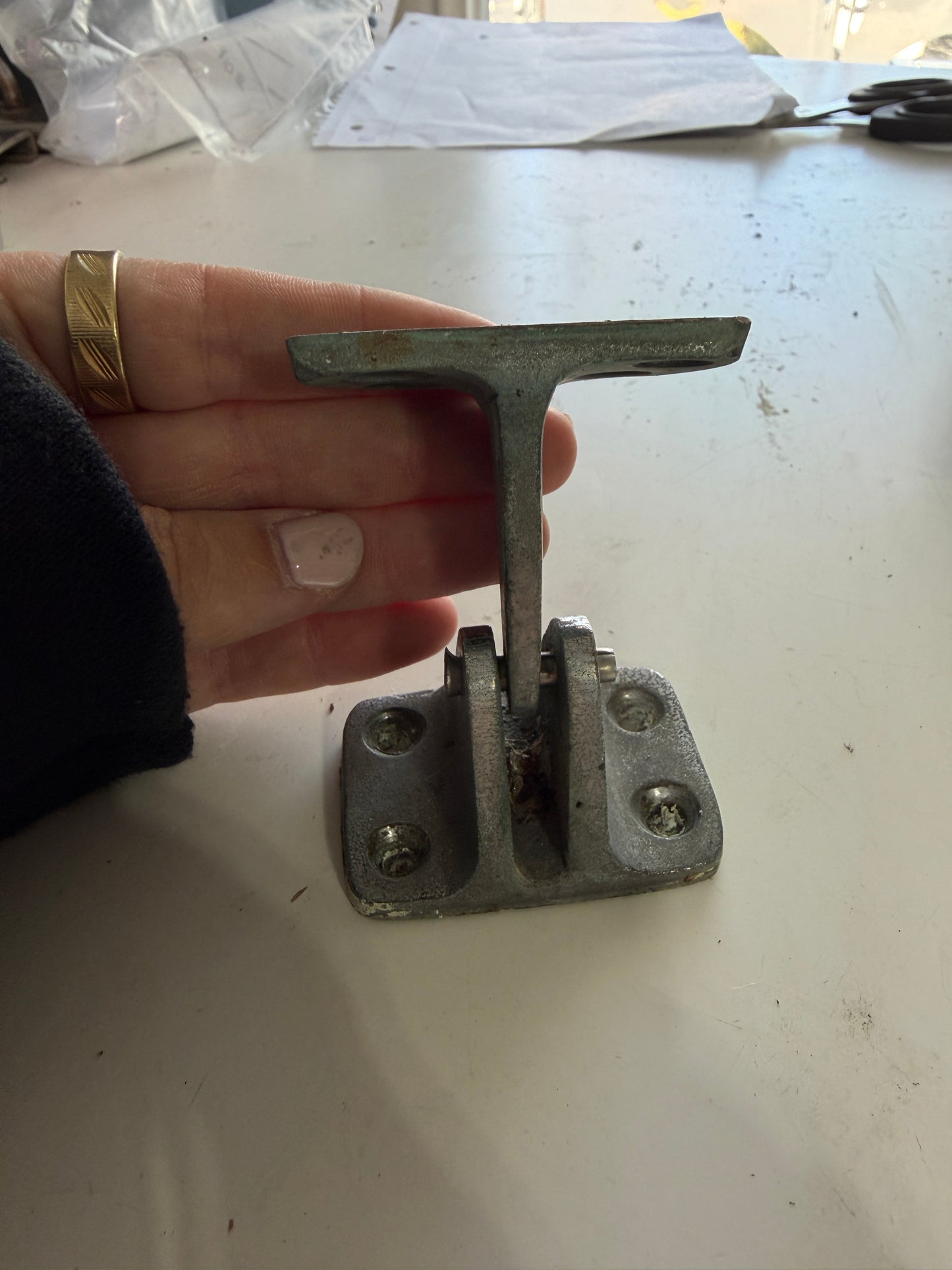 Chromed Bronze Hinge