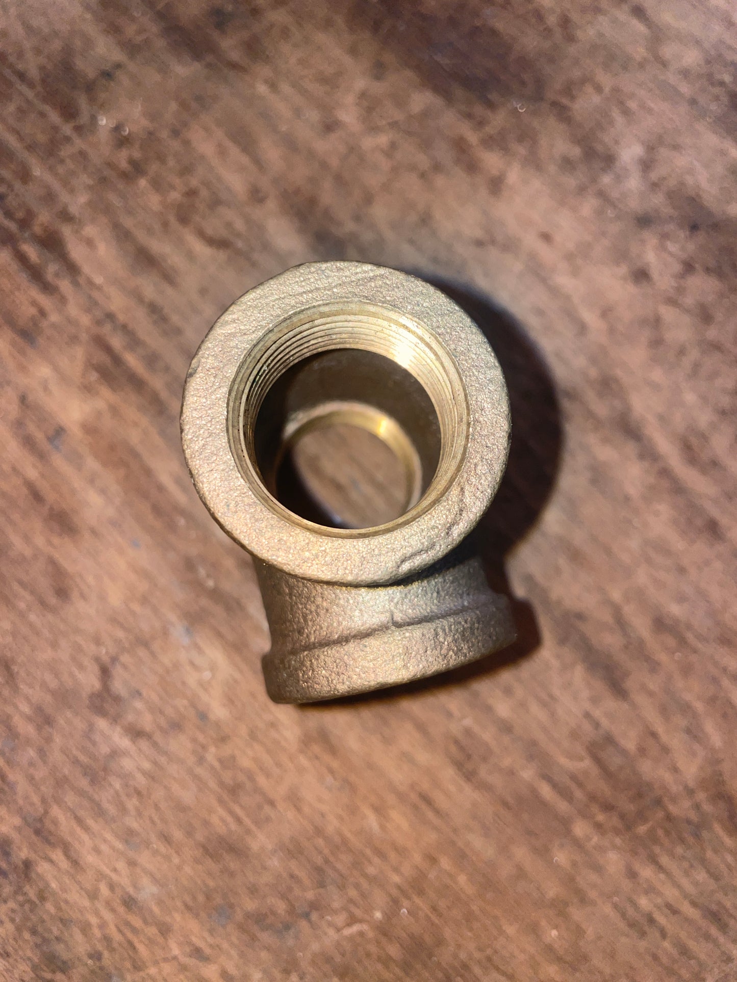 7/8” Bronze Pipe Tee Coupler NEW