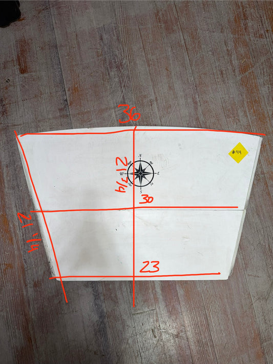 Set Of 2 Polyboard Companion Way Boards -- #44