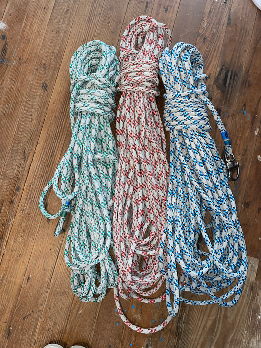 117’ Feet Of 3/8” Line- Different Ends/Colors Available
