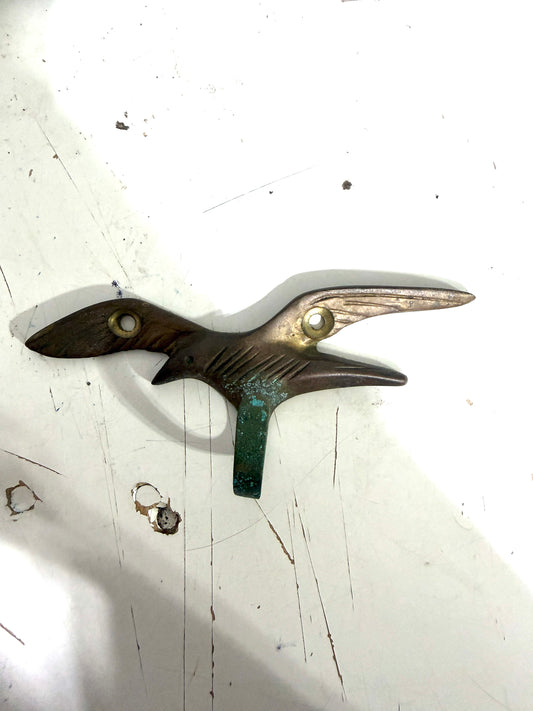Small Brass Seagull Hook