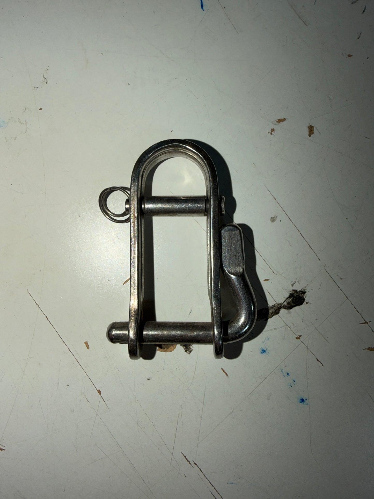 Stainless Steel Forked Bail Shackle - 3/4" Width
