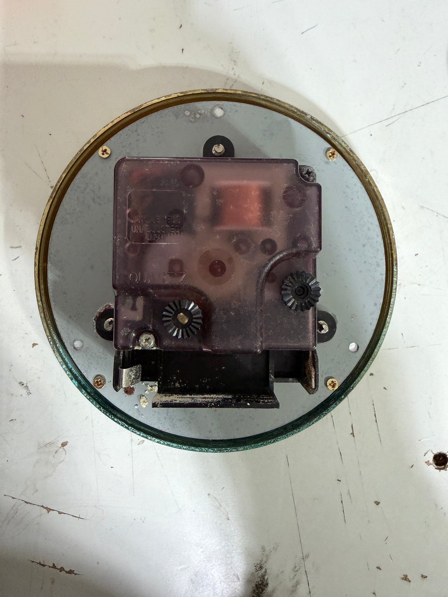 Howard Miller Brass Tide Clock 5 1/2" - Model 613457