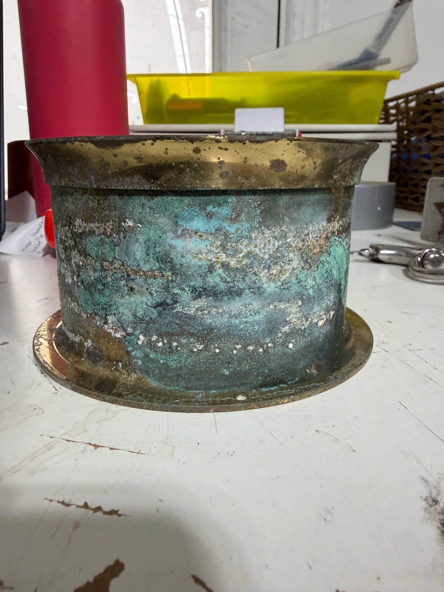 Howard Miller Brass Tide Clock 5 1/2" - Model 613457