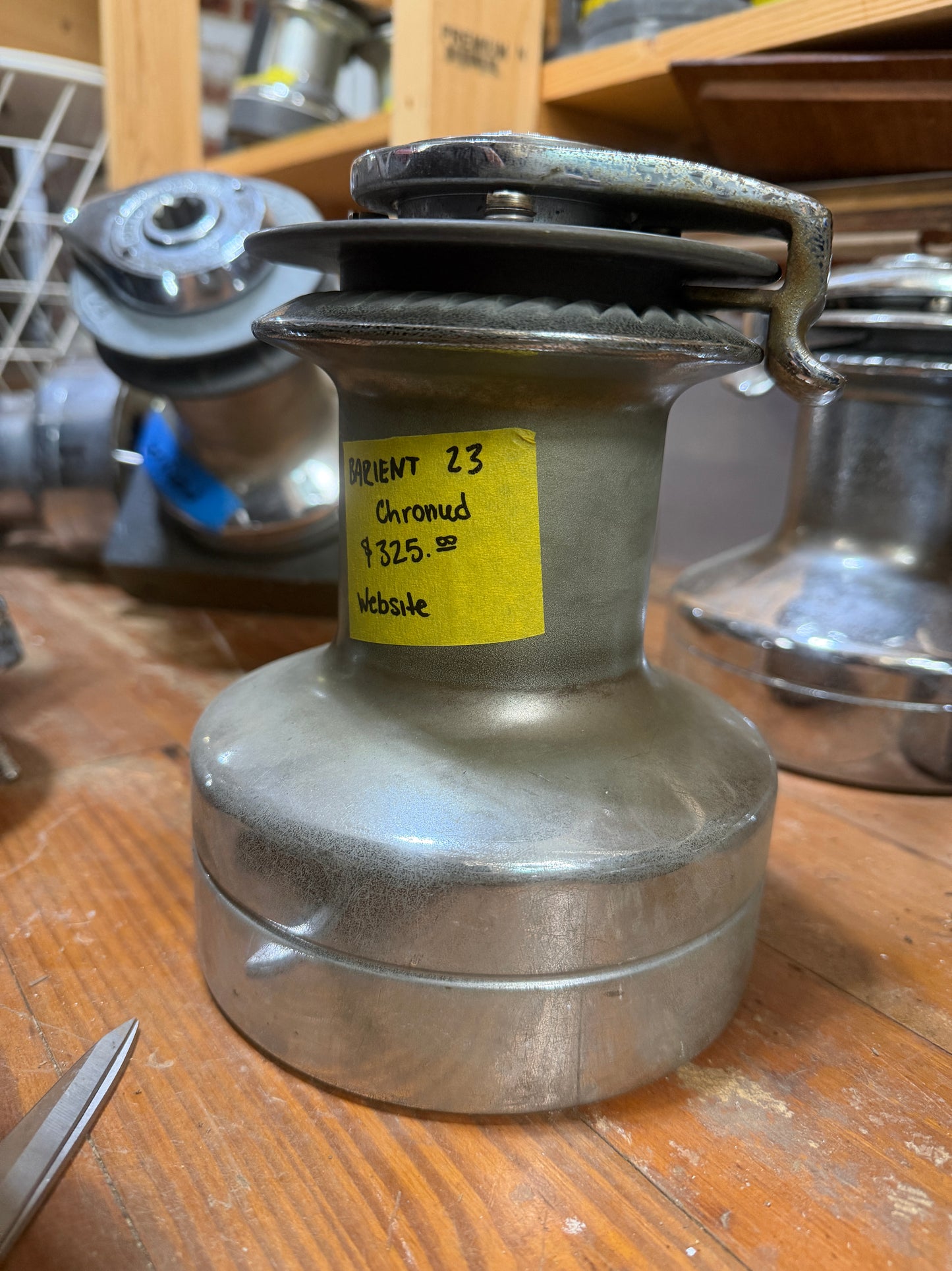 Barient 23 Single Speed Self Tailing Winch - ALUMINUM OR CHROMED