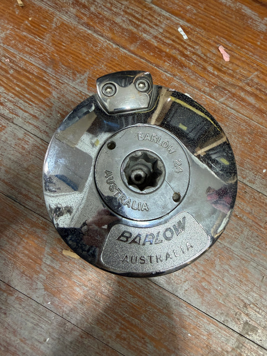 Chromed Bronze Barlow 24 Single Speed Winch