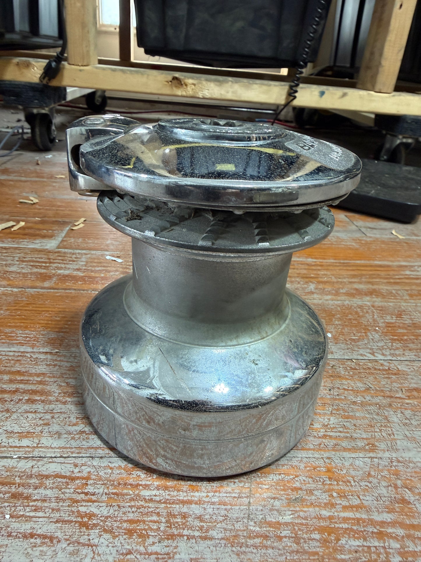 Chromed Bronze Barlow 24 Single Speed Winch