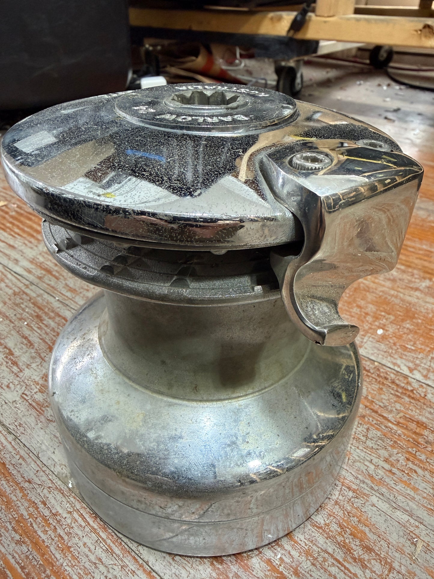 Chromed Bronze Barlow 24 Single Speed Winch