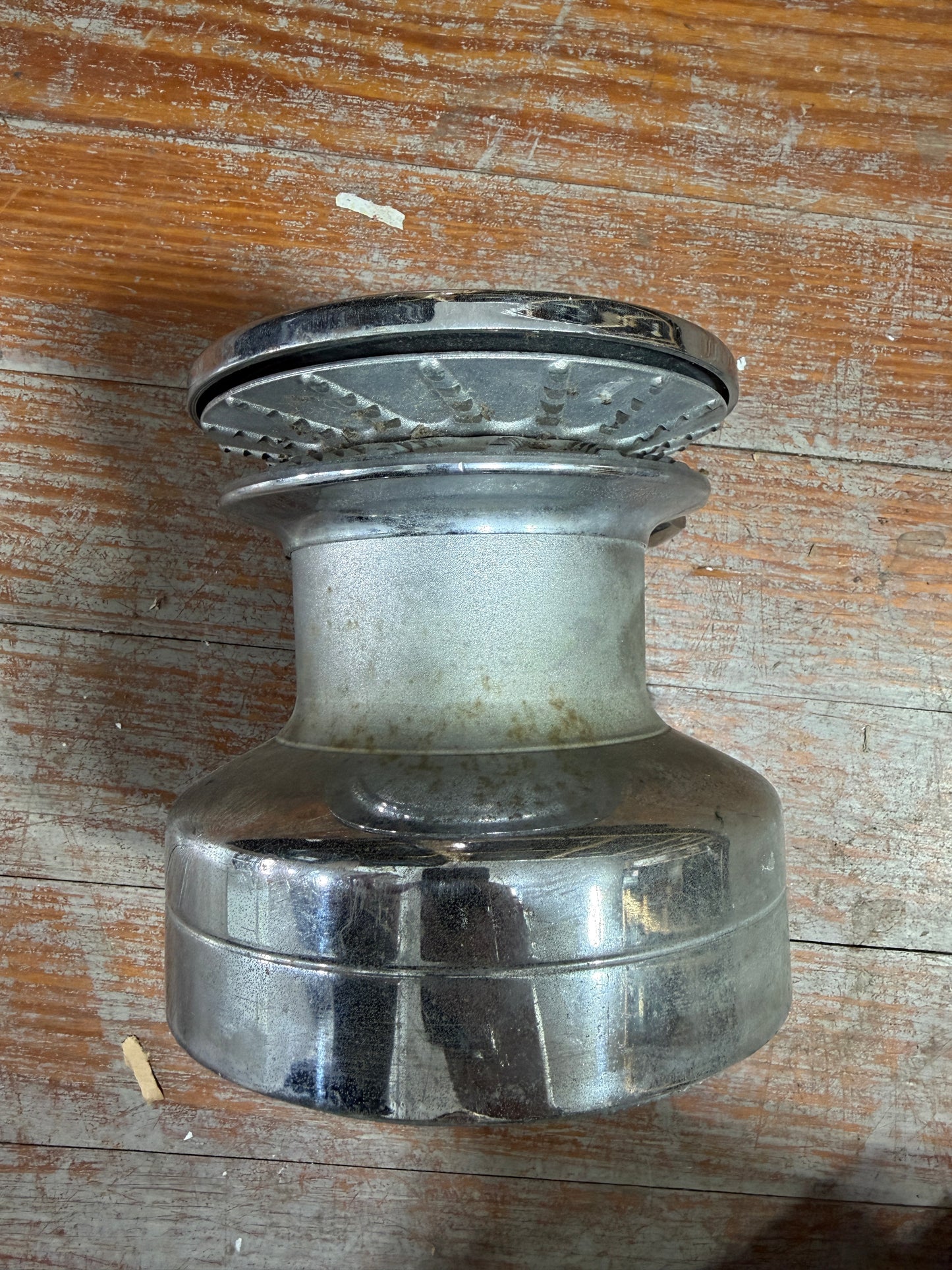 Chromed Bronze Barlow 24 Single Speed Winch