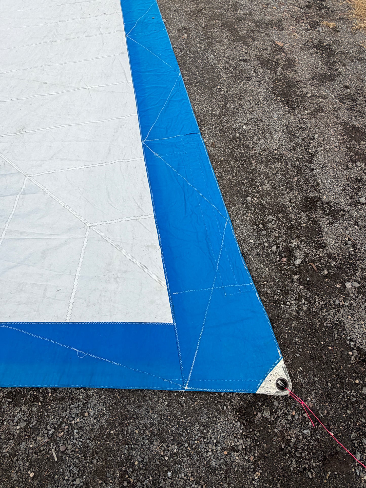 Roller Furling Genoa Sail - 37' x 17'4" x 16'5" - AS IS CONDITION