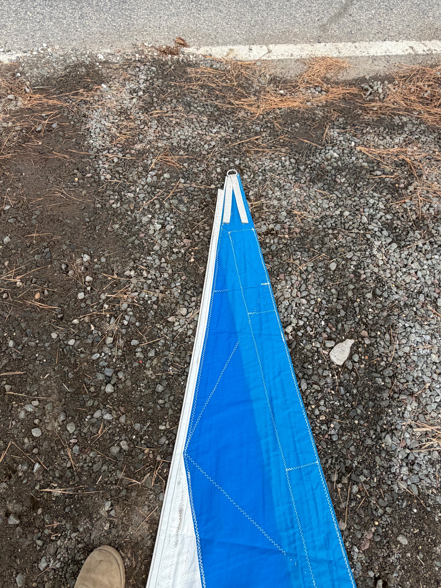 Roller Furling Genoa Sail - 37' x 17'4" x 16'5" - AS IS CONDITION