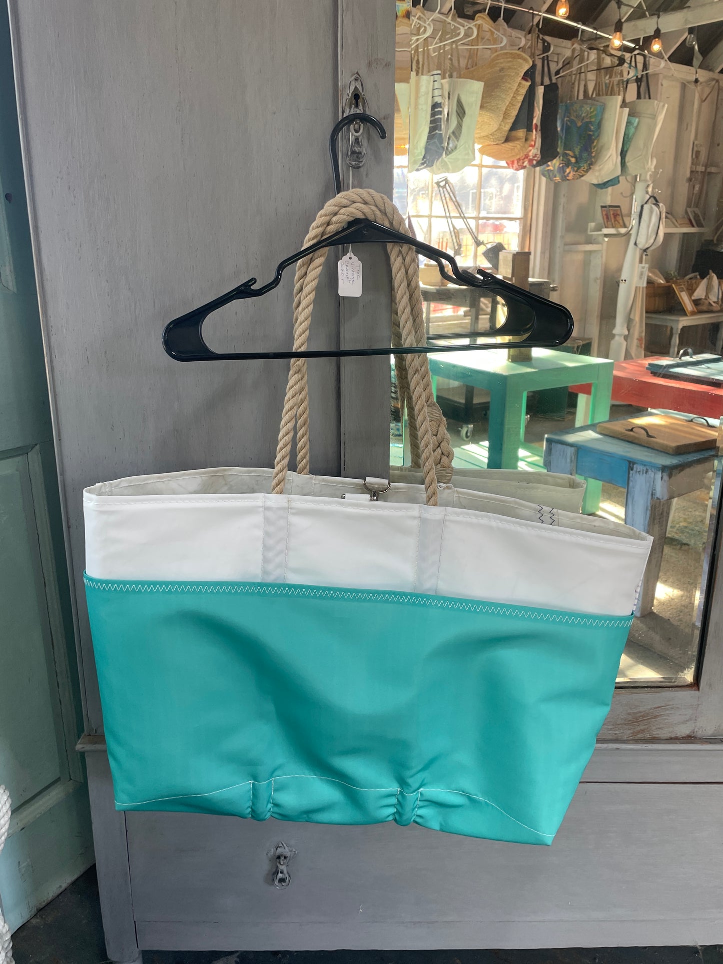 Seabags Maine Ogunquit Tote blue Ombré Stripe - NEW