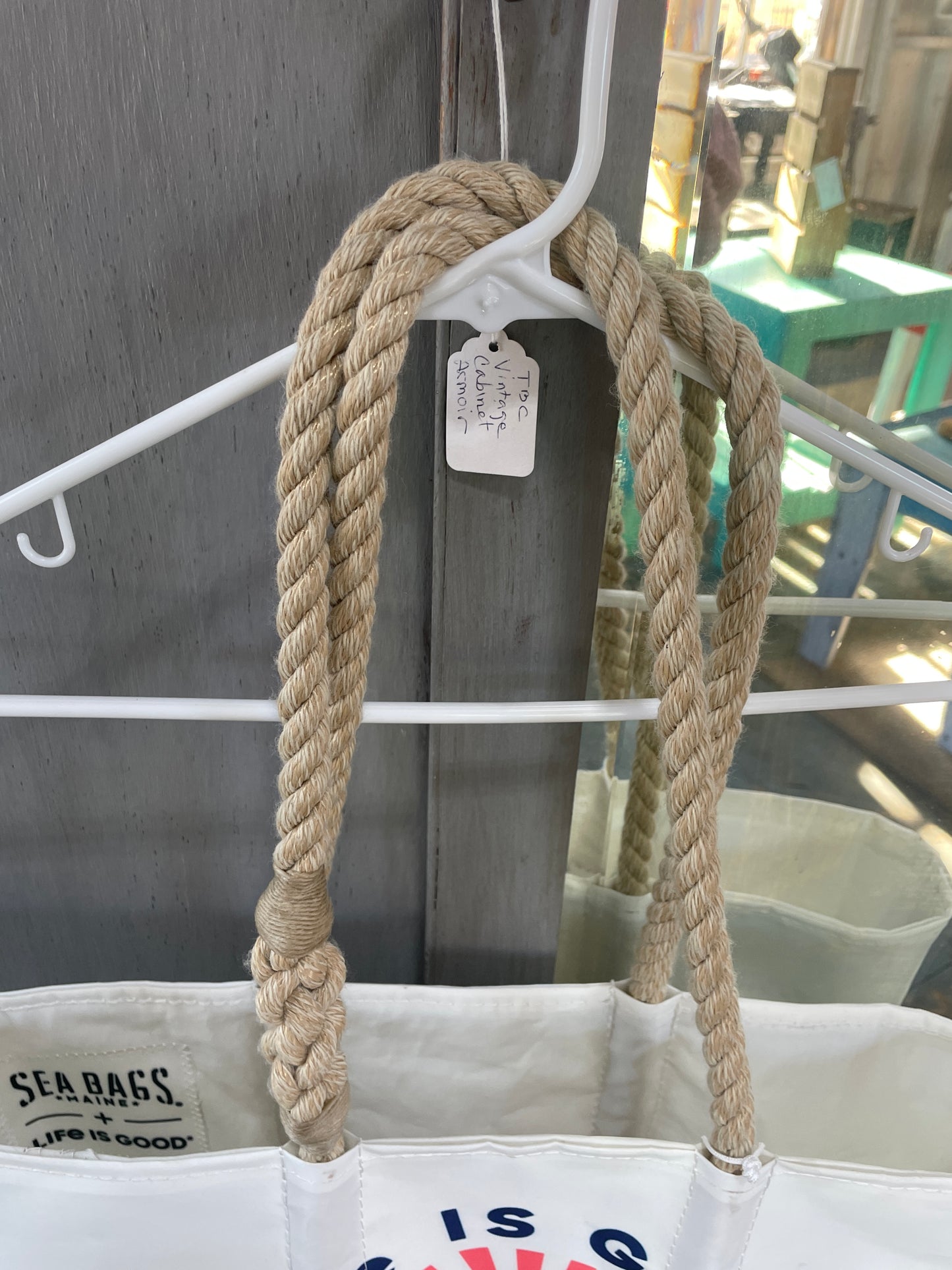 Seabags Maine Medium Life Is Good Sunrise Tote - NEW
