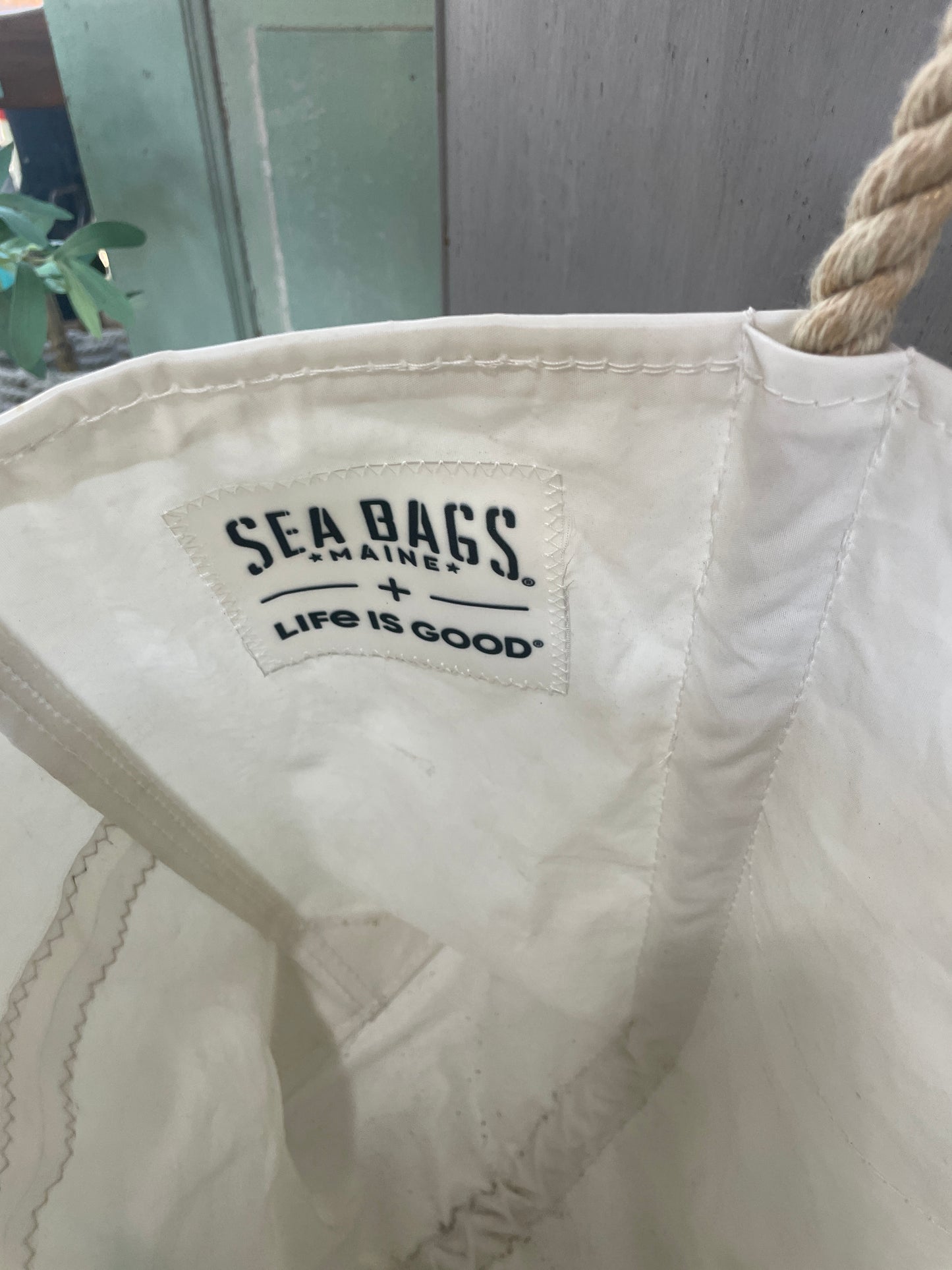 Seabags Maine Medium Life Is Good Sunrise Tote - NEW