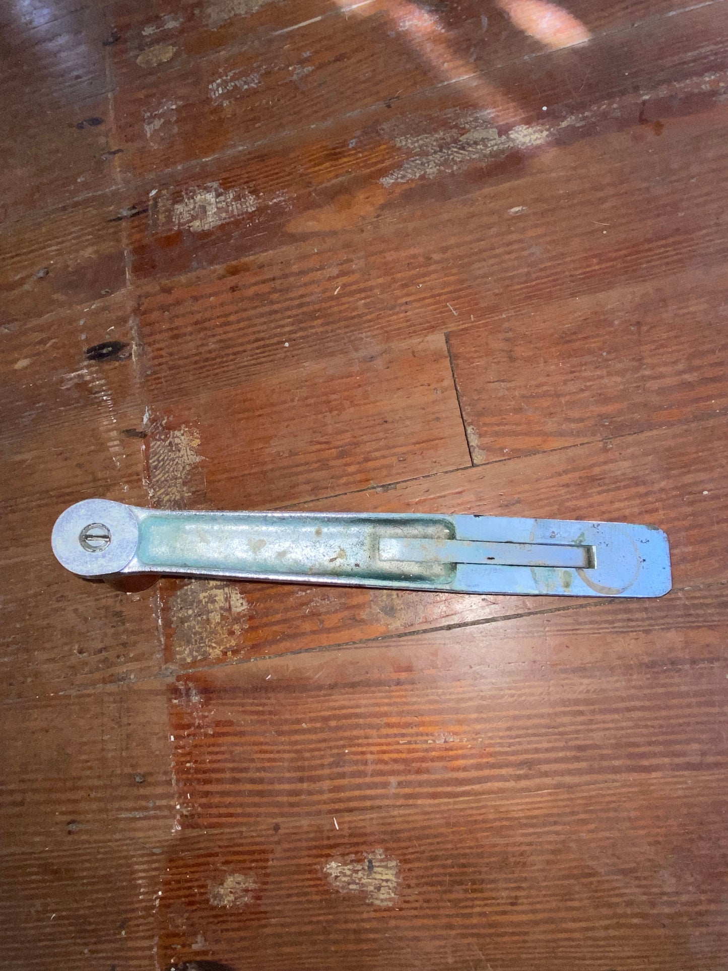 Vintage Chromed Bronze SC 10” Winch Handle- 1 1/2” Insert