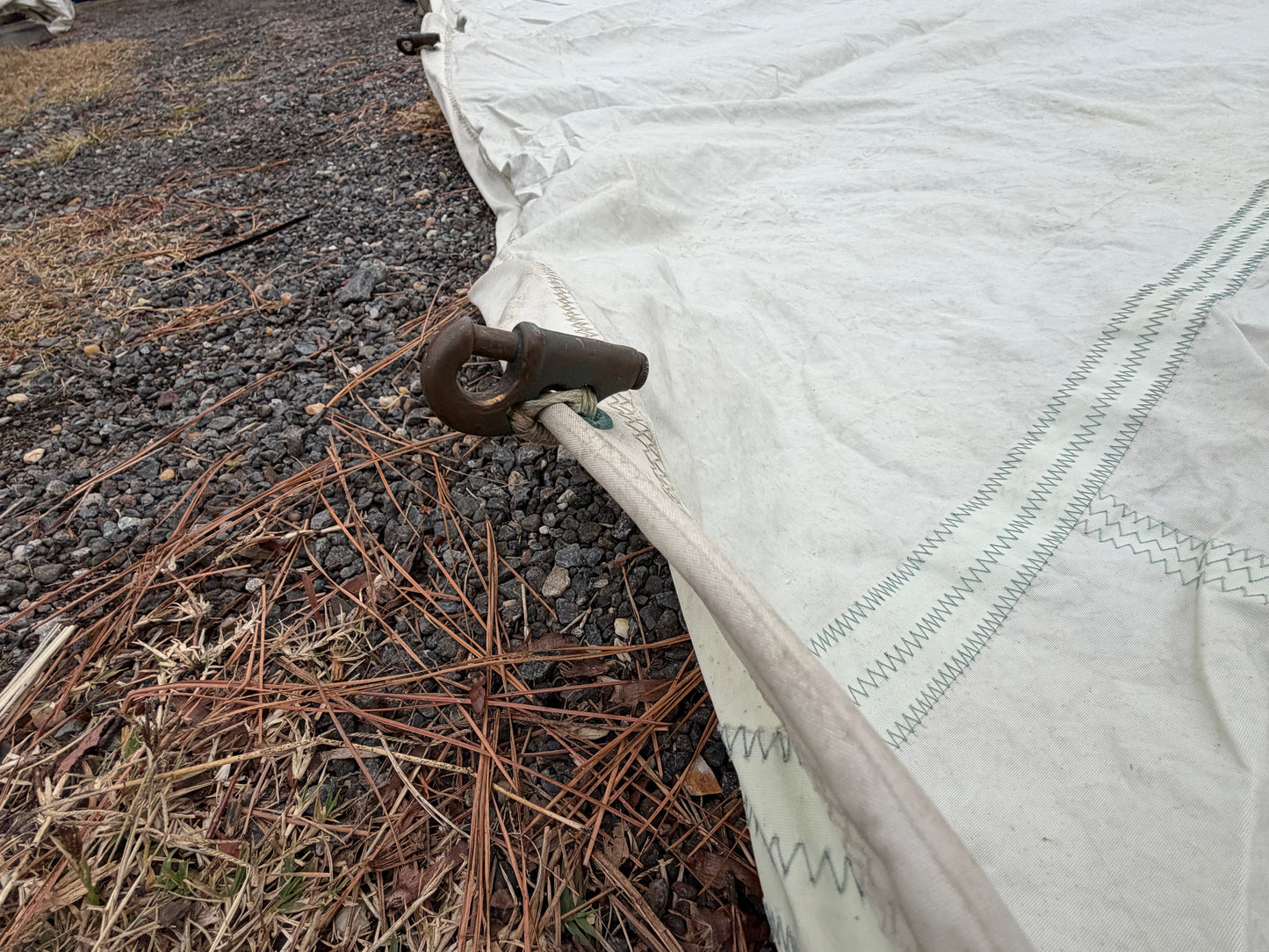 Tri Radial Jib Sail - 29'7" x 13'2" x 11'7"