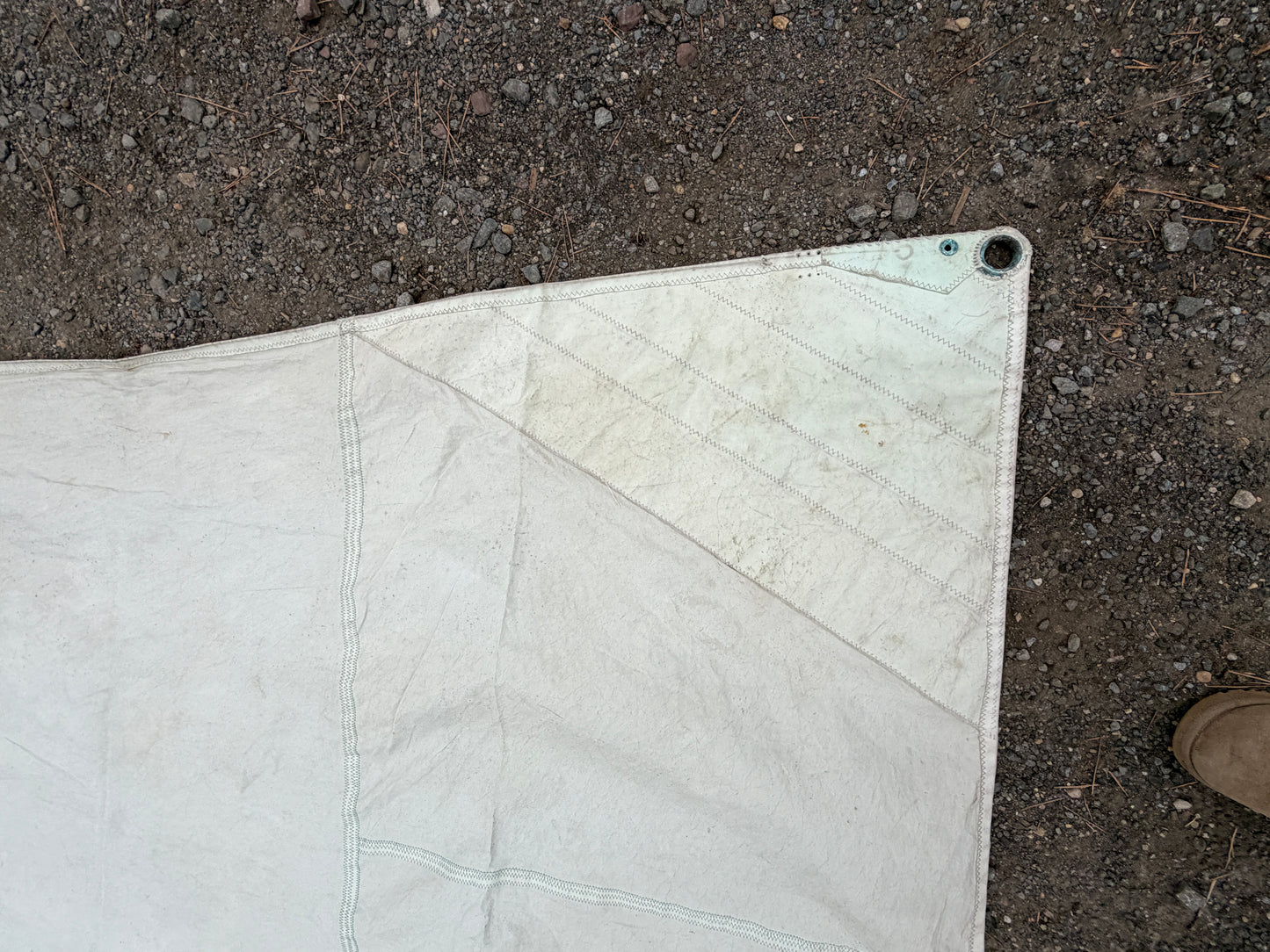 Tri Radial Jib Sail - 29'7" x 13'2" x 11'7"