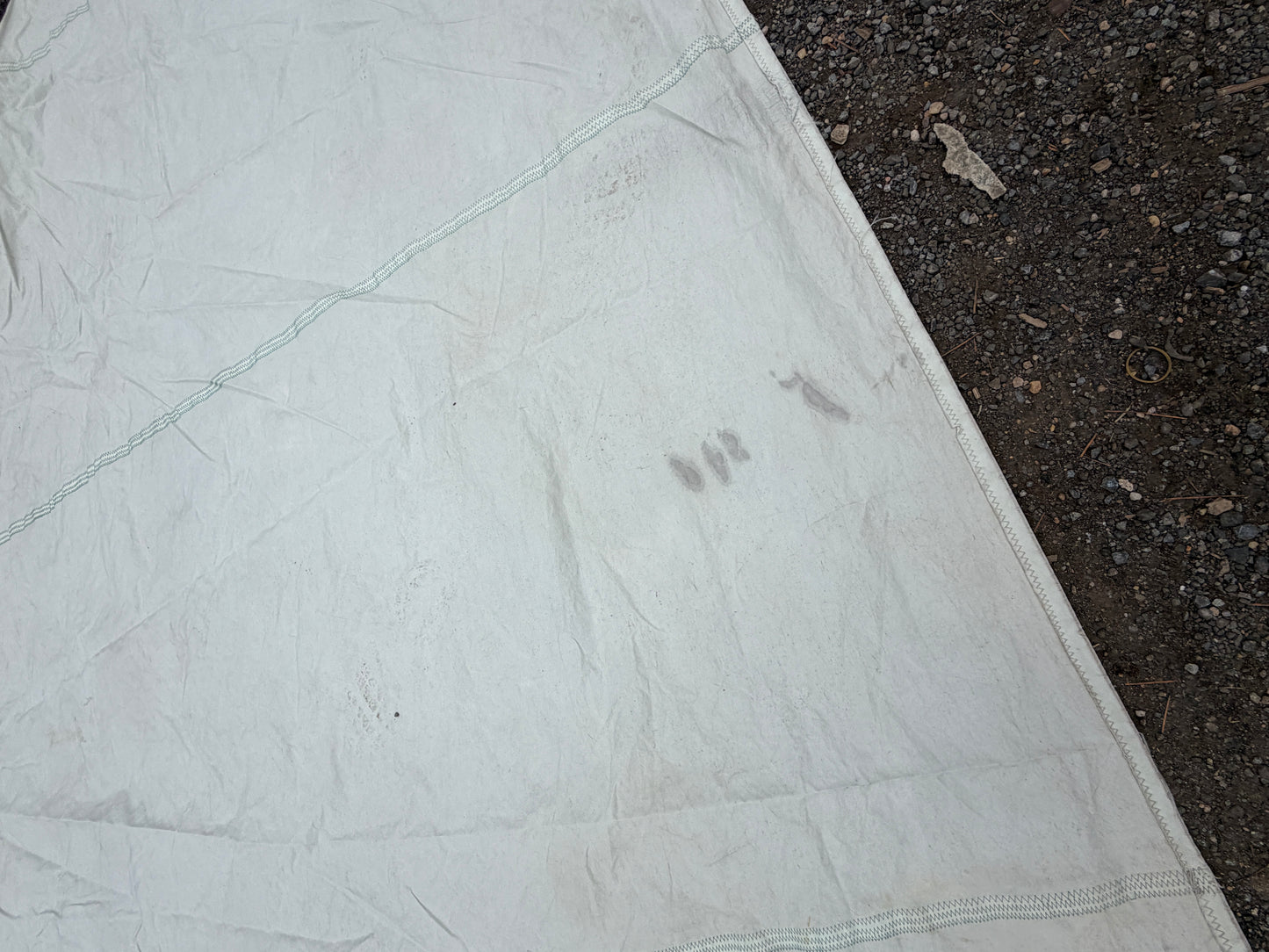 Tri Radial Jib Sail - 29'7" x 13'2" x 11'7"