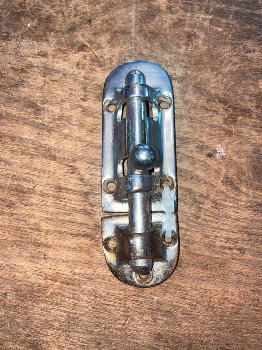 Chromed Sliding Cabinet Latch