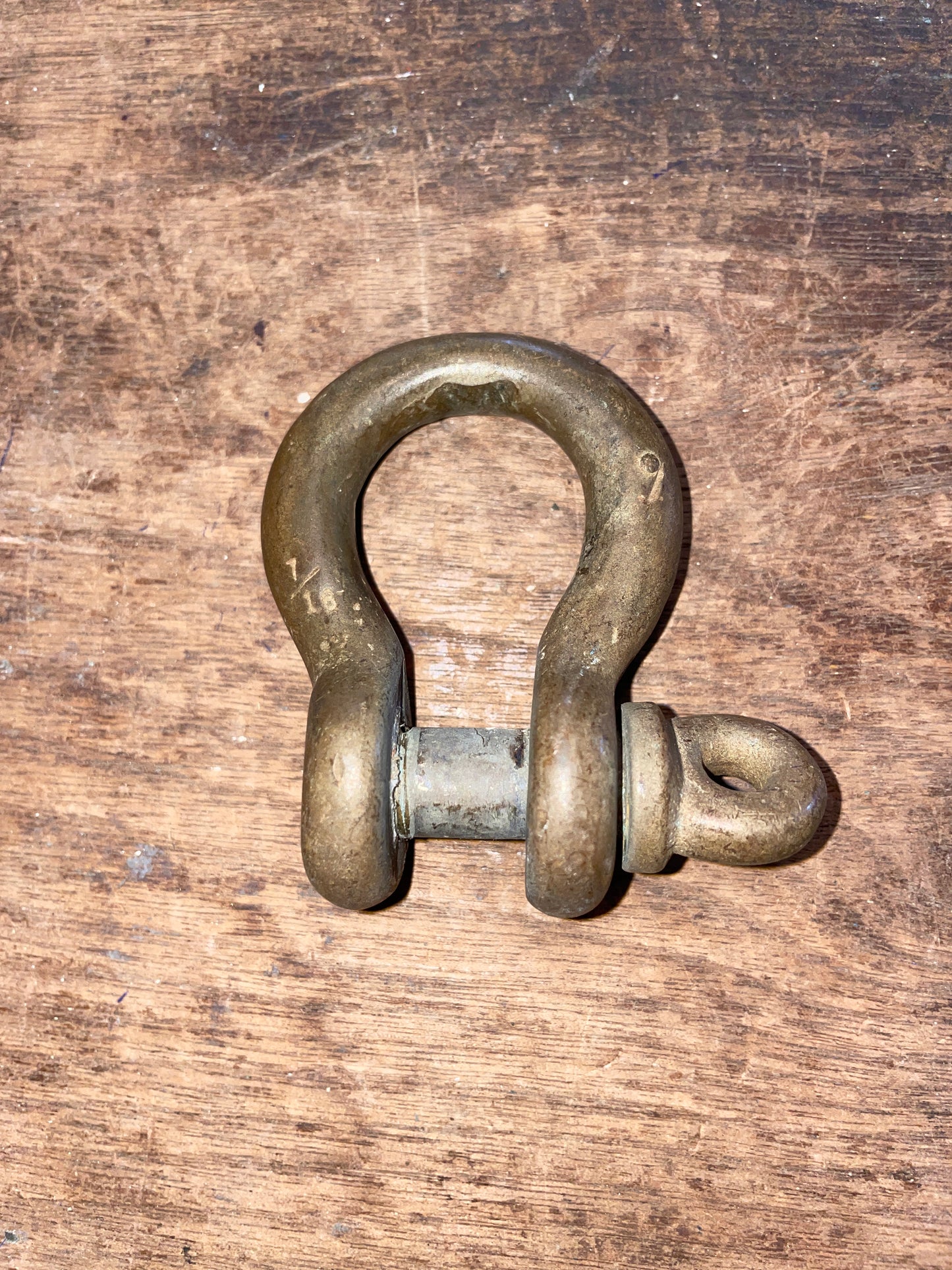 Bronze 7/16” Harp Shackle Sailboat Parts