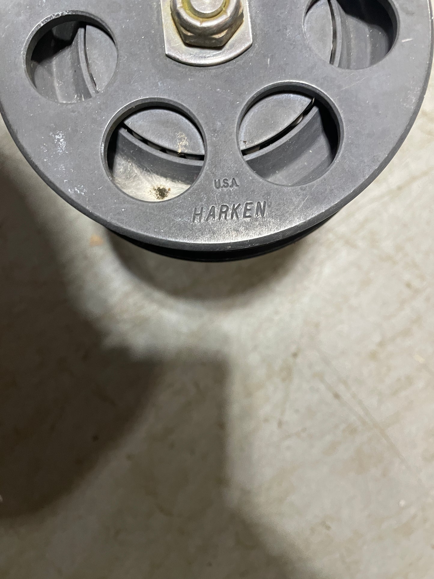 Large Harken 4” Sheave Standing Swivel Block 11/16” Line - OFF C&C 44 Custom