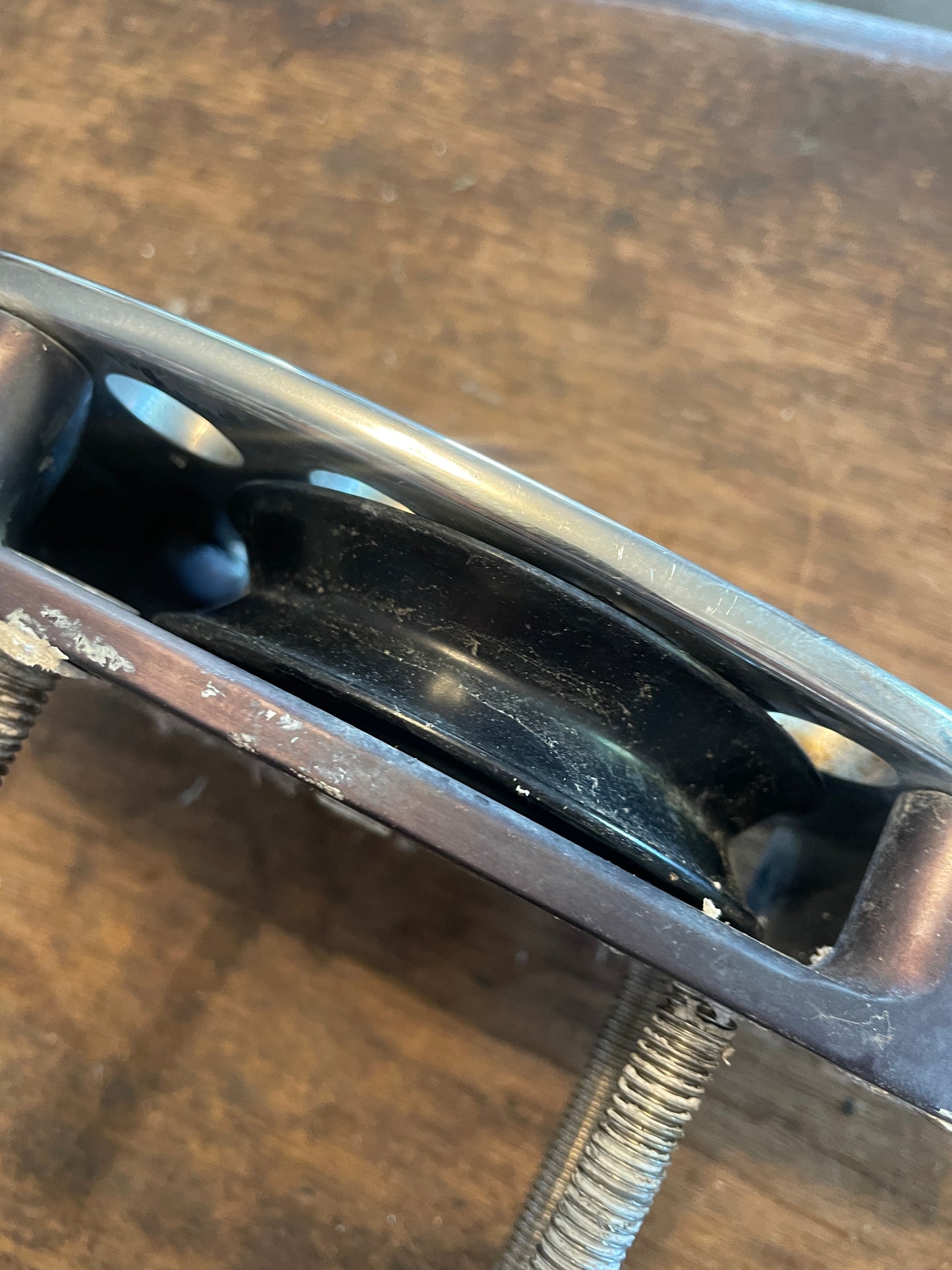 SS Big Boat Schaefer Foot Block - 3 3/8” Sheave - 5/8” Line
