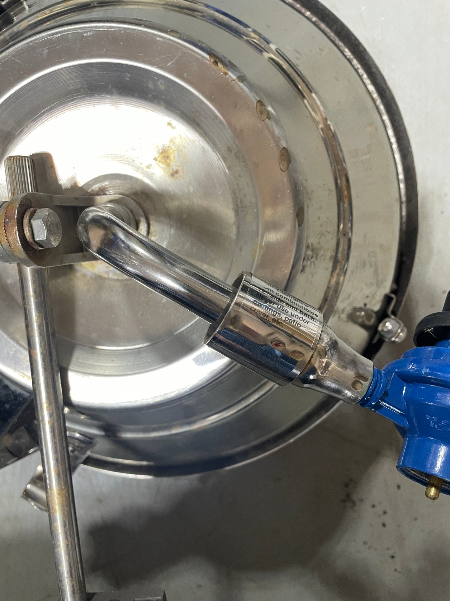 Magma Propane Grill- Rail Mounting With Regulator