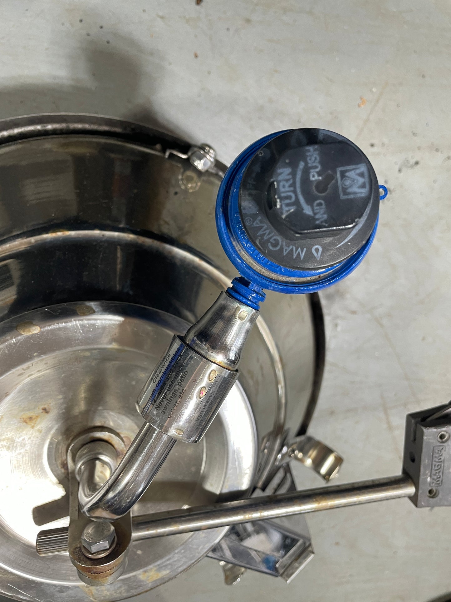 Magma Propane Grill- Rail Mounting With Regulator
